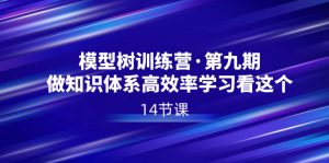 模型树特训营·第九期,做知识体系高效率学习看这个(14节课)-KJ分享