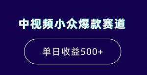中视频小众爆款赛道,7天涨粉5万+,小白也能无脑操作,轻松月入上万-KJ分享