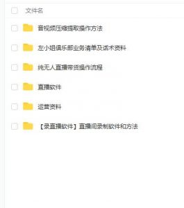 左小姐-直播带货俱乐部十三行、无人直播，全套教程附：工具、文档、话术资料-KJ分享
