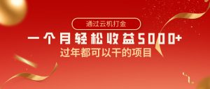 过年都可以干的项目,快手掘金,一个月收益5000+,简单暴利-KJ分享