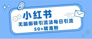 小红书群聊广场精准粉截流实操，0成本每天引流50＋-KJ分享