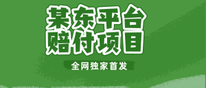 某东平台赔付项目 -全网独家首发-KJ分享