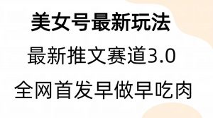 全新模式,全网首发,亲测三个视频涨粉6w【附带教程和素材】-KJ分享