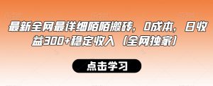 最新全网最详细陌陌搬砖,0成本,日收益300+稳定收入(全网独家)-KJ分享