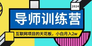《导师训练营》精准粉丝引流的天花板，小白月入2w-KJ分享