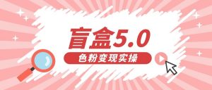 盲盒交友变现5.0(色粉变现)日入500+-KJ分享