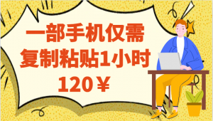 一部手机仅需复制粘贴1小时120￥-KJ分享