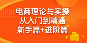 电商理论与实操从入门到精通 新手篇+进阶篇-KJ分享