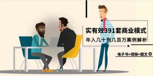 真实有效391套商业模式，年入几十到几百万案例解析（电子书+视频+图文）-KJ分享