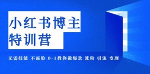 小红书博主爆款特训营-11期 无需技能 不露脸 0-1教你做爆款 涨粉 引流 变现-KJ分享