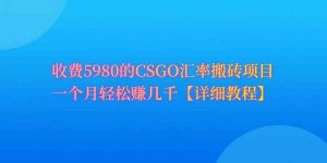 CSGO装备搬砖，月综合收益率高达60%，你也可以！-KJ分享