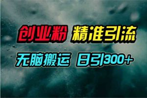 视频号纯搬运日引300+创业粉教程！-KJ分享