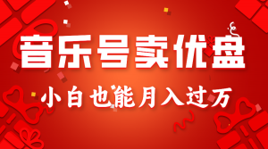 音乐号卖优盘，AE制作100%原创视频，小白也能月入过万-KJ分享