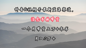 抖音&视频号最新蓝海赛道，治愈书籍带货，一个月带货上万+本书，月入2万＋-KJ分享