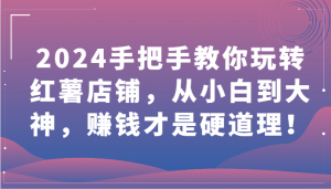 2024手把手教你玩转红薯店铺,从小白到大神,赚钱才是硬道理!-KJ分享