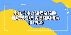 (10170期)小红书电商课程及陪跑 课程反复听 实操随时讲解 (53节课)-KJ分享