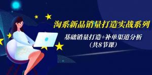 淘系新品销量打造实战系列，基础销量打造+补单渠道分析（共8节课）-KJ分享