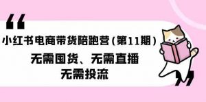 小红书电商带货陪跑营(第11期)无需囤货、无需直播、无需投流-KJ分享