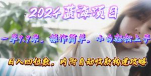 年轻群体的蓝海市场,1单9.9元,操作简单,小白轻松上手,日入四位数-KJ分享