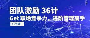 团队激励36计-Get职场竞争力，进阶管理高手（41节课）-KJ分享