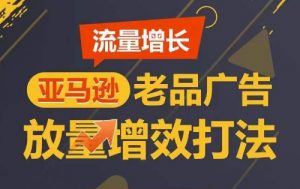 流量增长 亚马逊老品广告放量增效打法，短期内广告销量翻倍-KJ分享