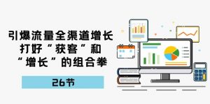 引爆流量，全渠道增长，打好“获客”和“增长”的组合拳（27节课）-KJ分享