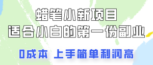 蜡笔小新项目拆解,0投入,0成本,小白一个月也能多赚3000+-KJ分享