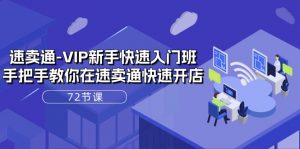 速卖通-VIP新手快速入门班，手把手教你在速卖通快速开店（72节课）-KJ分享
