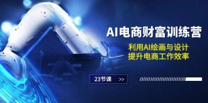 AI电商-财富训练营：利用AI绘画与设计，提升电商工作效率（23节课）-KJ分享