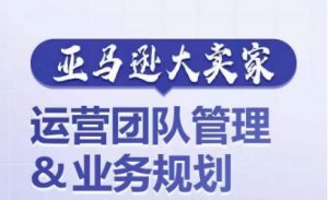 亚马逊大卖家-运营团队管理&业务规划,为你揭秘如何打造超强实力的运营团队-KJ分享