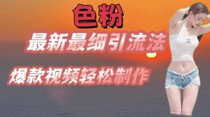 se粉最新最细引流法，七天螺旋起号法，爆款视频轻松制作-KJ分享