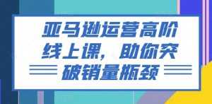亚马逊运营高阶线上课，助你突破销量瓶颈-KJ分享