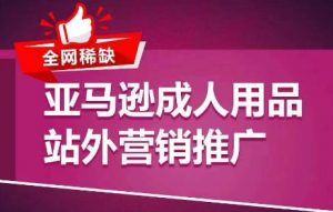 全网稀缺！亚马逊成人用品站外营销推广，​教你引爆站外流量，开启爆单模式-KJ分享