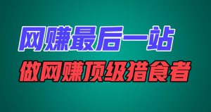 网赚最后一站，卖项目，做网赚顶级猎食者-KJ分享