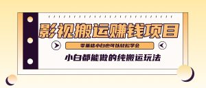 手把手教你操作影视搬运项目，小白都能做零基础也能赚钱-KJ分享