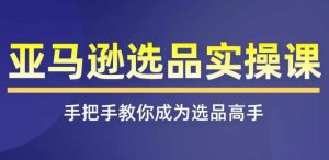 亚马逊选品实操课程，快速掌握亚马逊选品的技巧，覆盖亚马逊选品所有渠道-KJ分享