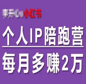小红书个人IP陪跑营，60天拥有自动转化成交的双渠道个人IP，每月多赚2w-KJ分享