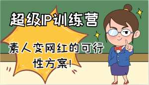 超级IP训练营-IP大课，素人变网红的可行性方案！（61节）-KJ分享