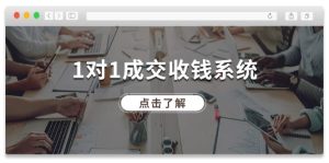 1对1成交收钱系统，全网130万粉丝，十年专注于引流和成交！-KJ分享
