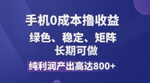 纯利润高达800+,手机0成本撸羊毛,项目纯绿色,可稳定长期操作!-KJ分享