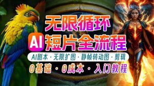 AI剪辑无限循环画面:新手轻松月入上万的秘技【揭秘】-KJ分享
