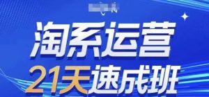 淘系运营21天速成班(更新24年8月)，0基础轻松搞定淘系运营，不做假把式-KJ分享