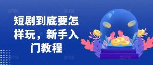 短剧到底要怎样玩,新手入门教程-KJ分享