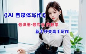 全网最全最细最专业的“AI自媒体写作”教学,新手小白秒变写作高手!-KJ分享
