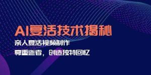 AI复活技术揭秘:亲人复活视频制作,尊重逝者,创造独特回忆-KJ分享