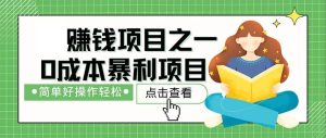 最新赚钱项目之一,简单操作,冷门长久项目-KJ分享