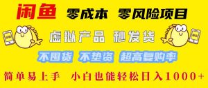 闲鱼 零成本 零风险项目 虚拟产品秒发货 不囤货 不垫资 超高复购率 简…-KJ分享