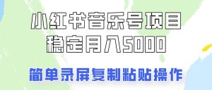 通过音乐号变现，简单的复制粘贴操作，实现每月5000元以上的稳定收入-KJ分享