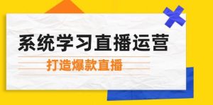 系统学习直播运营:掌握起号方法、主播能力、小店随心推,打造爆款直播-KJ分享