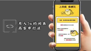月入7w闲鱼高客单玩法,精细化运营,二手电商保姆级教程-KJ分享